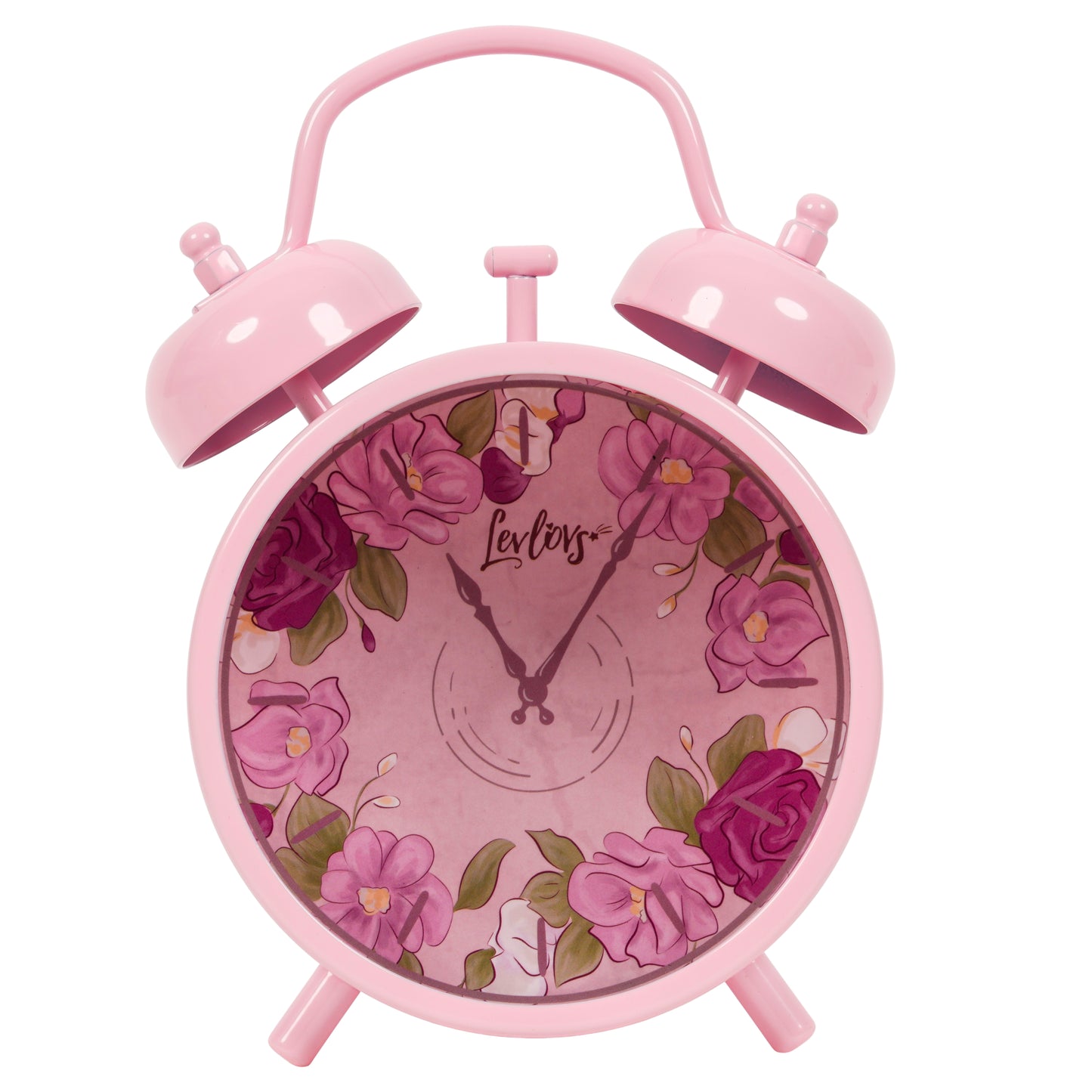 Twin Bell Alarm Clock Pink