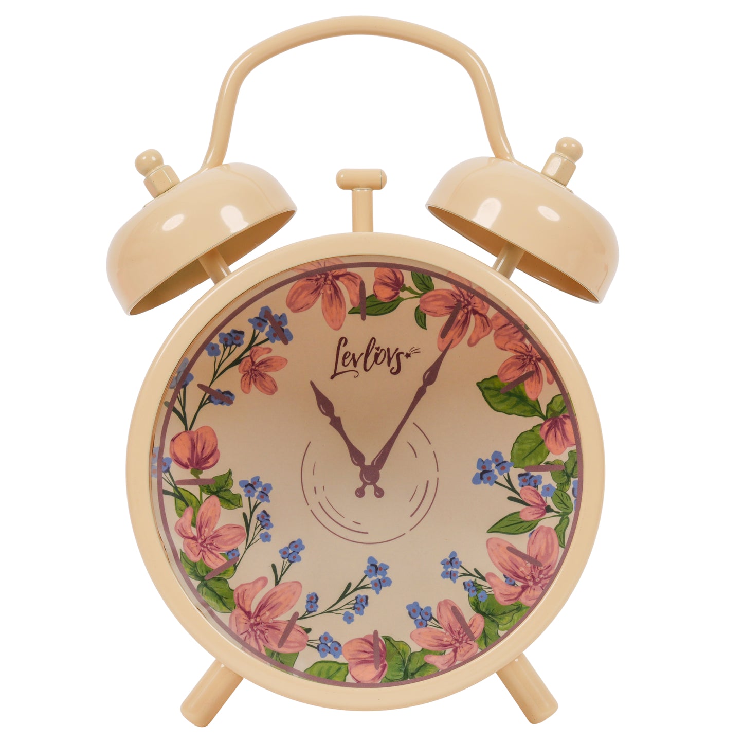 Twin Bell Alarm Clock Beige