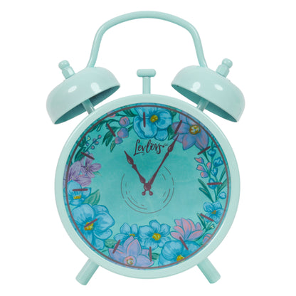 Twin Bell Alarm Clock Blue