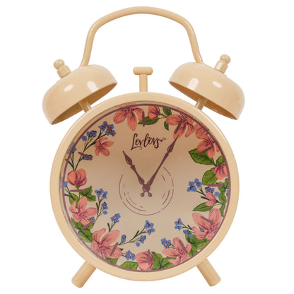 Twin Bell Alarm Clock Beige