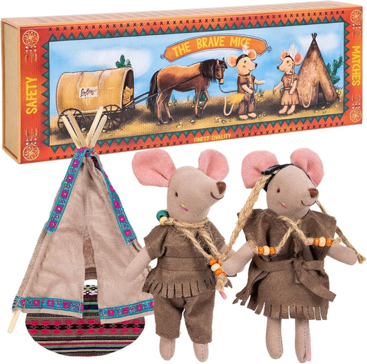 LEVLOVS Native American Mice Brave Mice