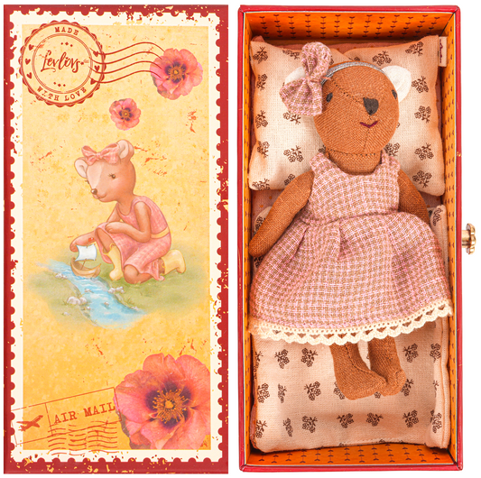 LEVLOVS BEAR IN STAMP HOLDER BOX