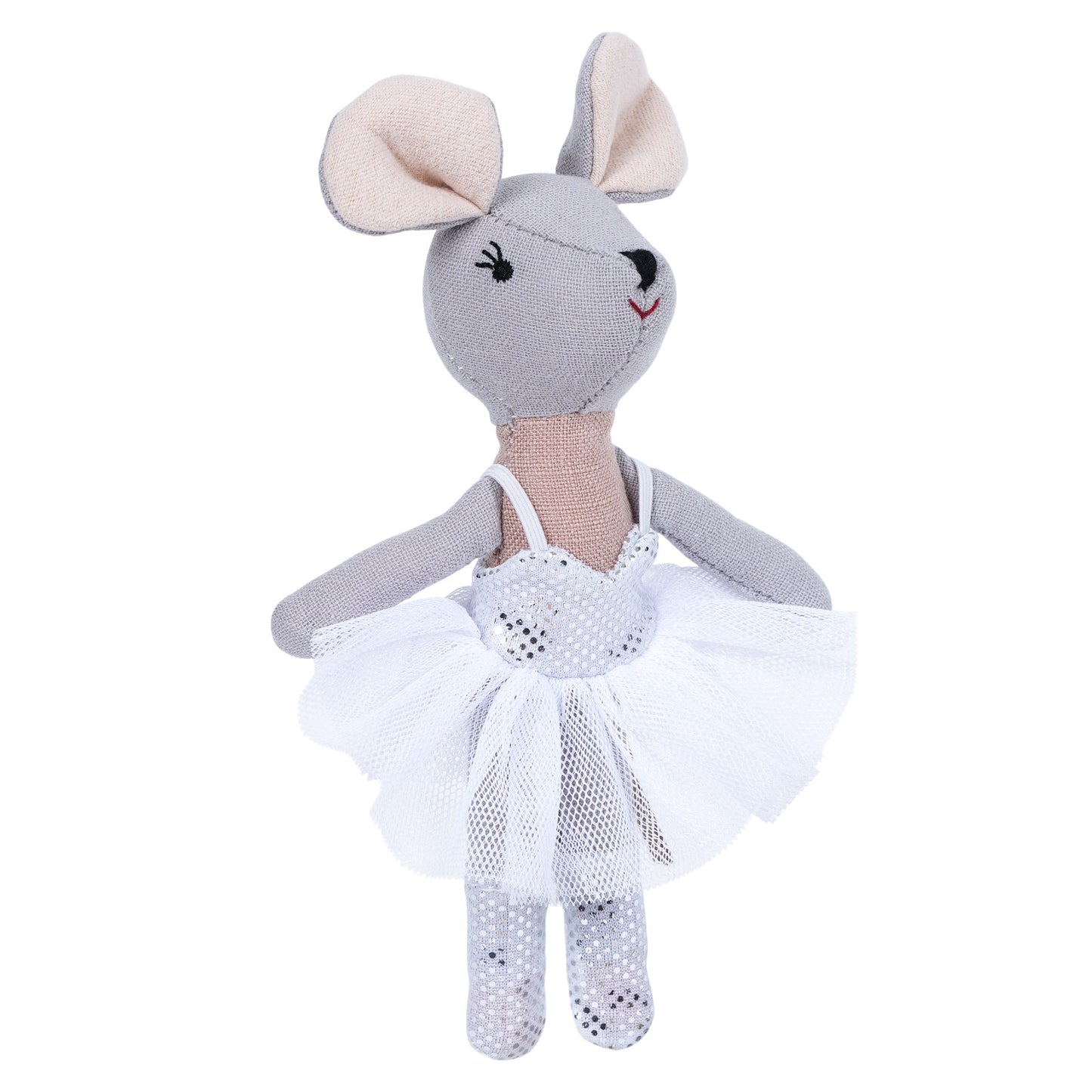 Ballerina Mouse and Friends in a Theater Box, with Magnetic Hands