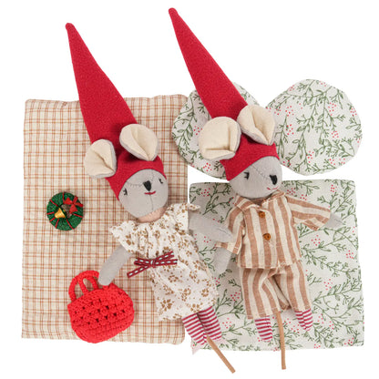 Christmas Mice Sleepy & Dreamy in a Box