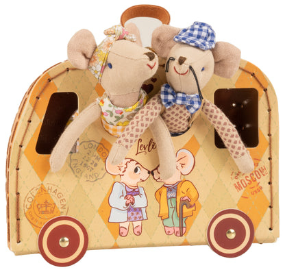 Grandparent Mice in a Camper